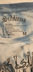 Sublime Blue White Tie Dye Tshirt Medium Rn90355