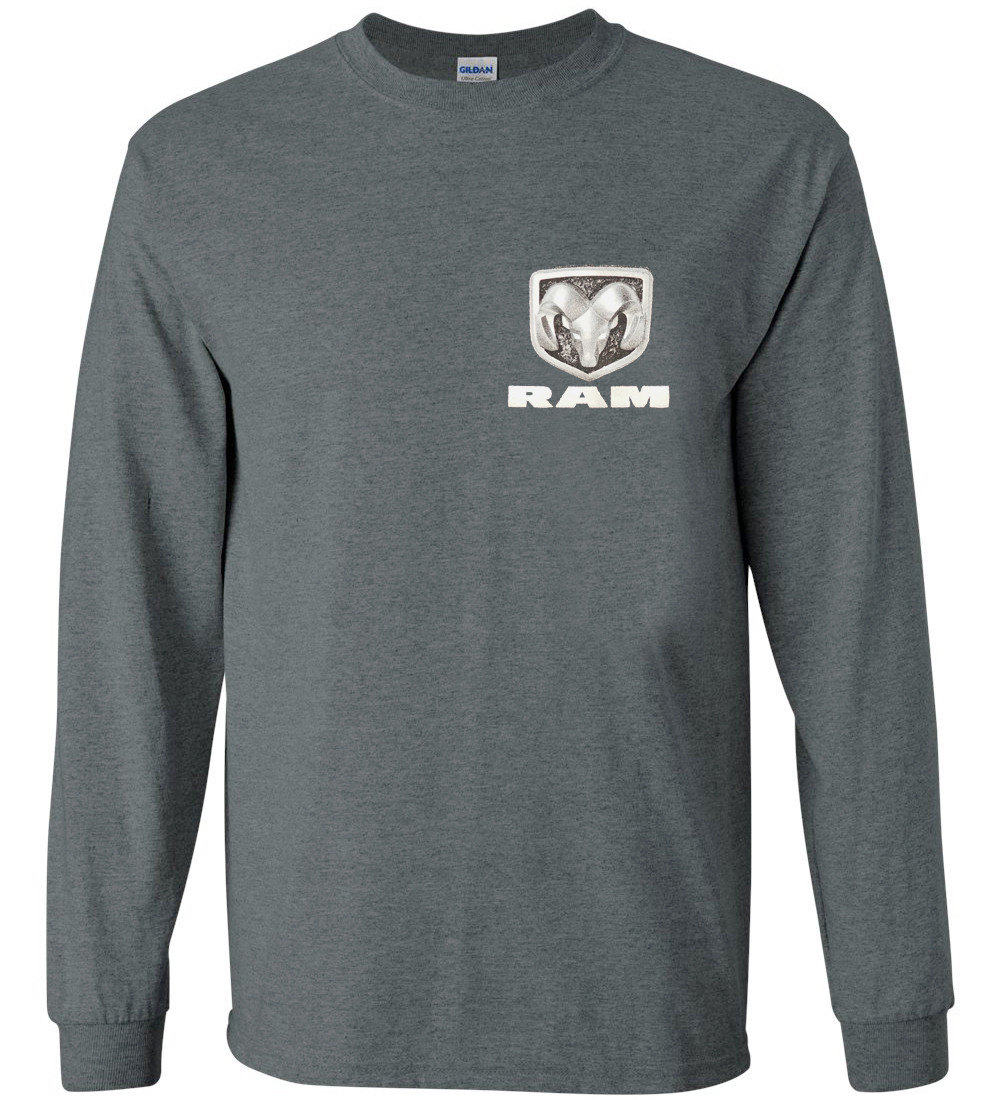 Dodge Ram Shirt Long Sleeve Tee Men's T-shirt Ram Decal Gifts for Men Trucks gallery