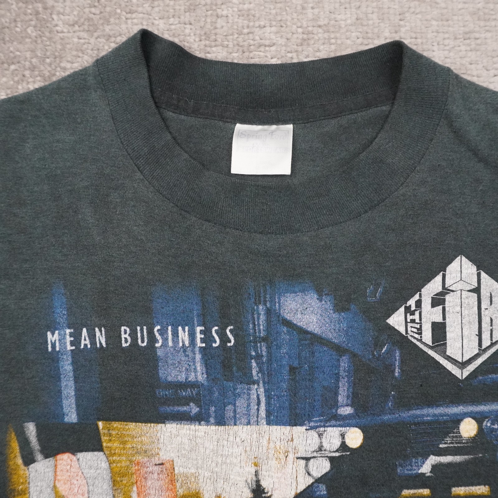 Vintage The Firm Mean Business Tour Music Mens XL Black Short Sleeve T-Shirt gallery