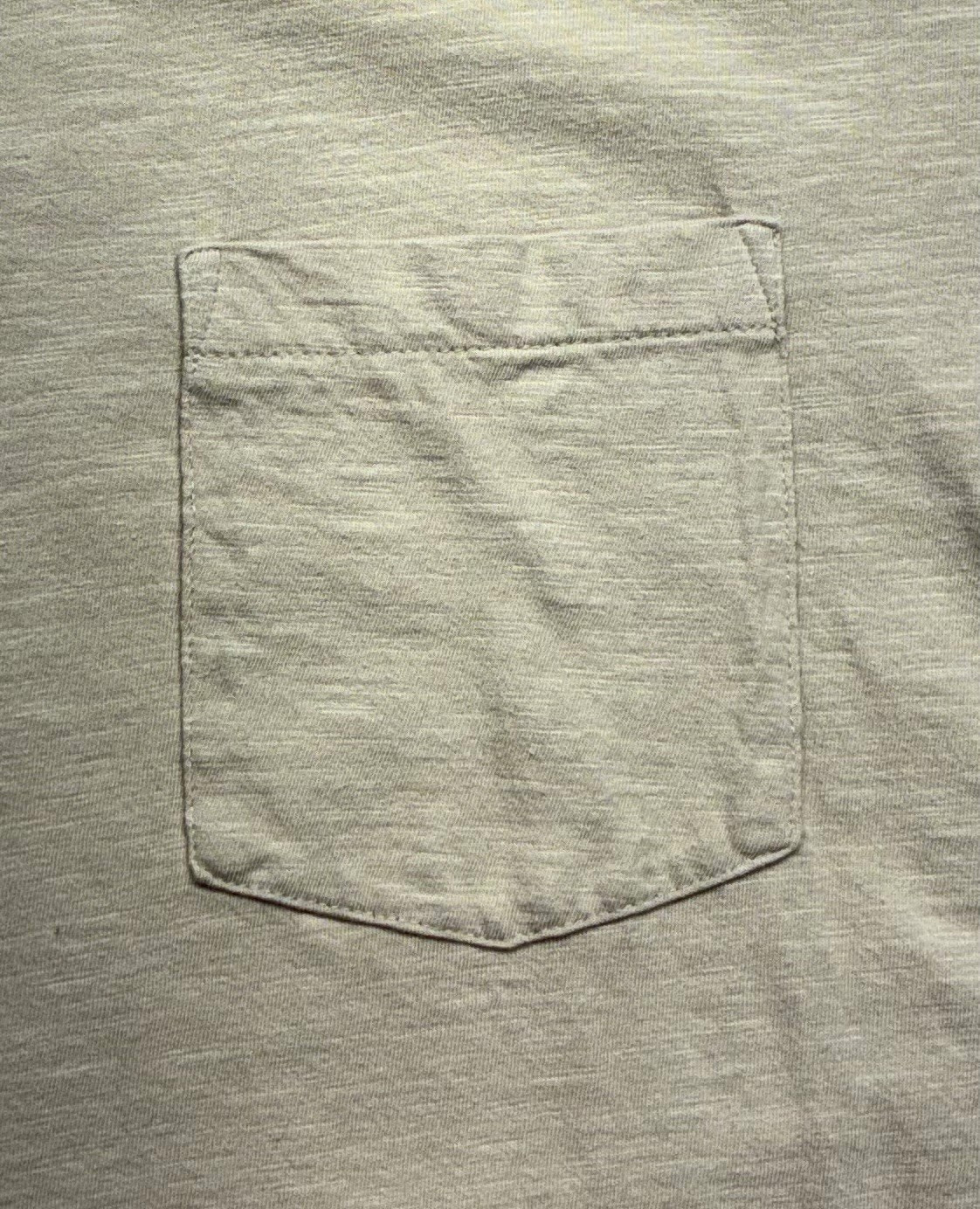 Mutual Weave Men's 3XLT Crew Neck Beige Pocket T-Shirt Short Sleeve Pre-owned gallery