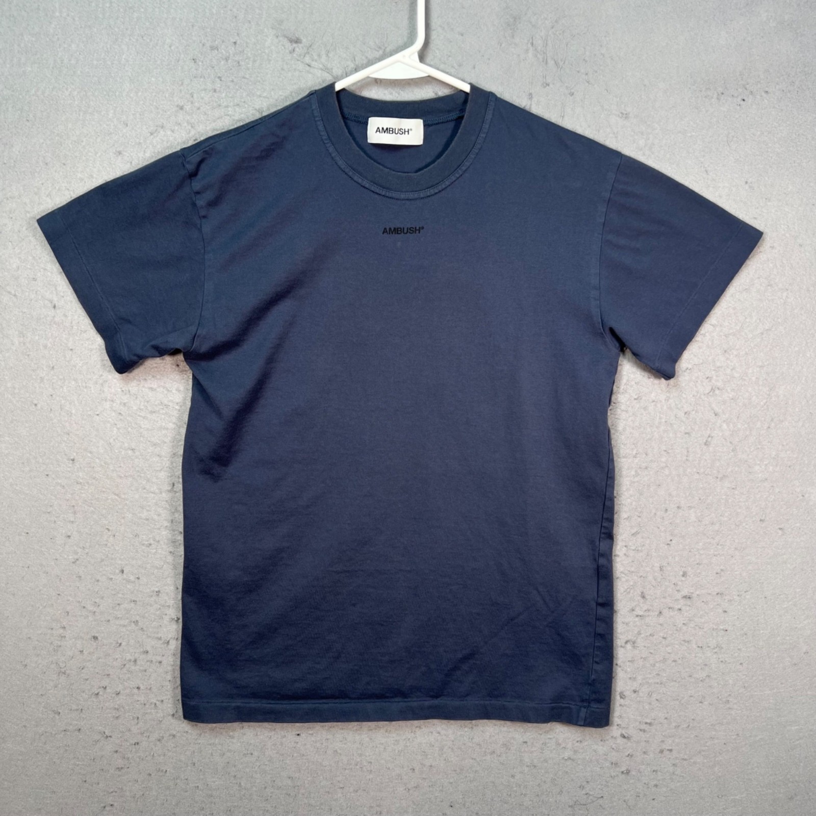 Ambush Navy Blue Cotton Crewneck T-Shirt Mens Size 1