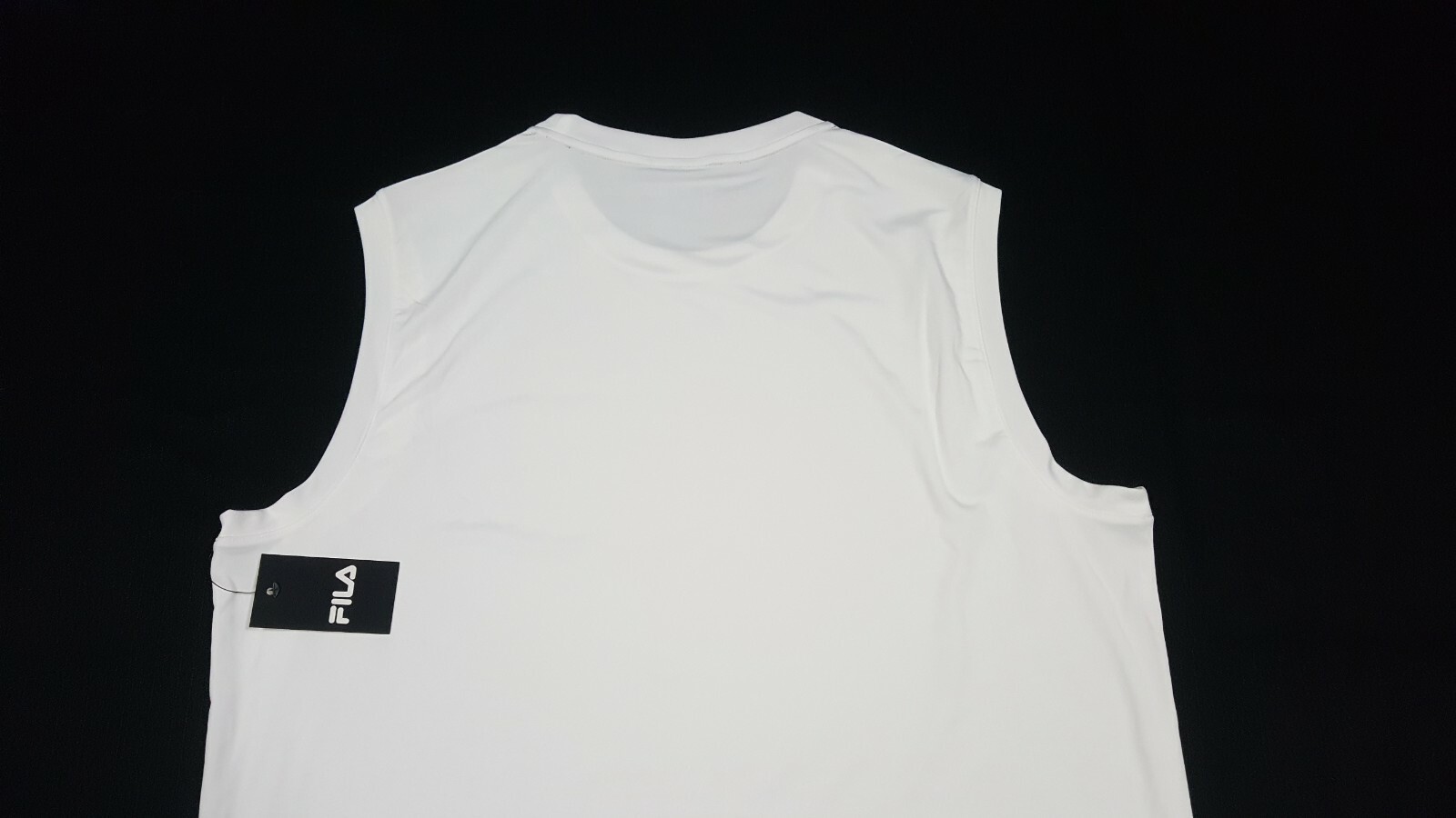 Fila Mens Training Polyester Heritage sportsTank top white gallery