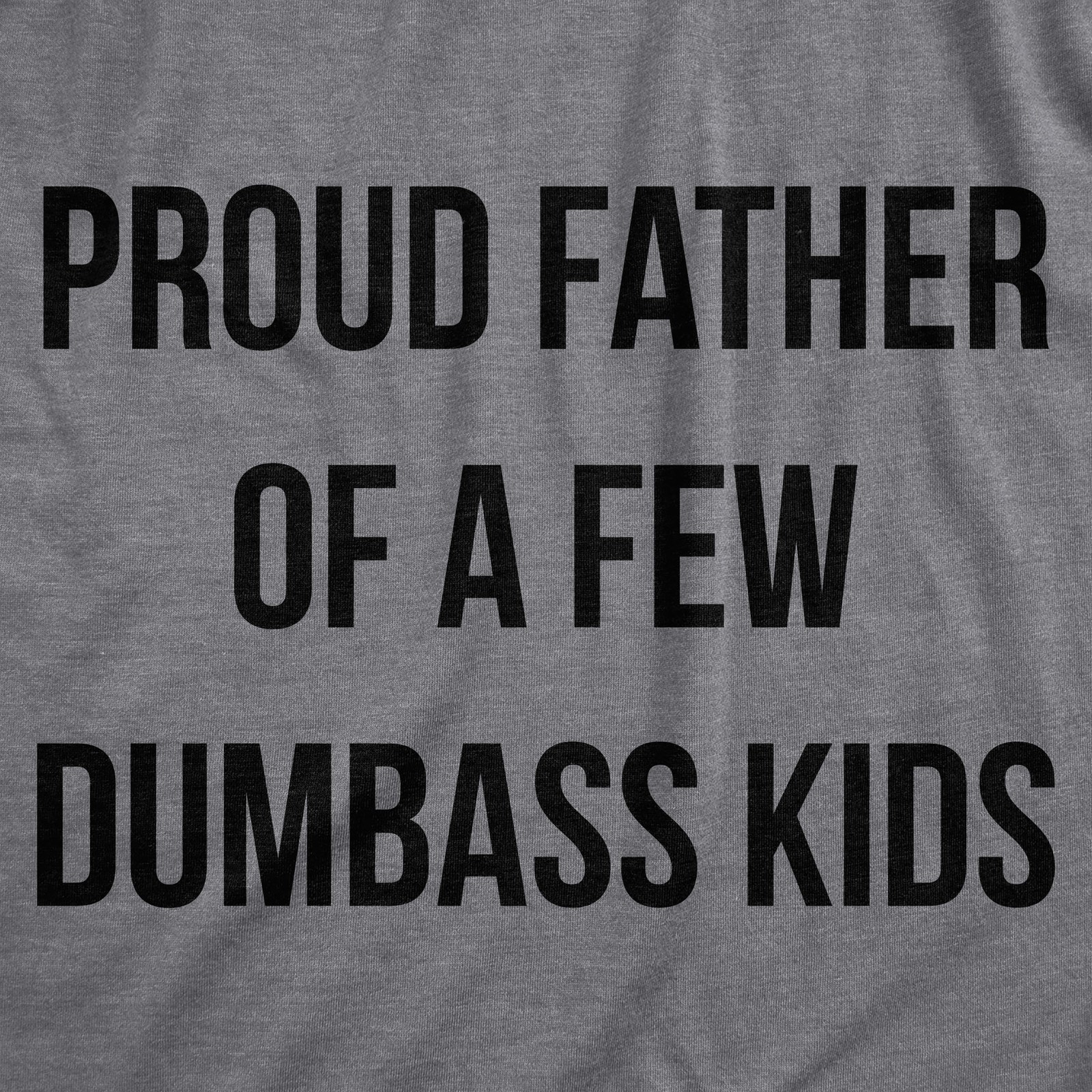 Mens Proud Father Of A Few Dumbass Kids T Shirt Funny Parenting Fathers Day Tee gallery