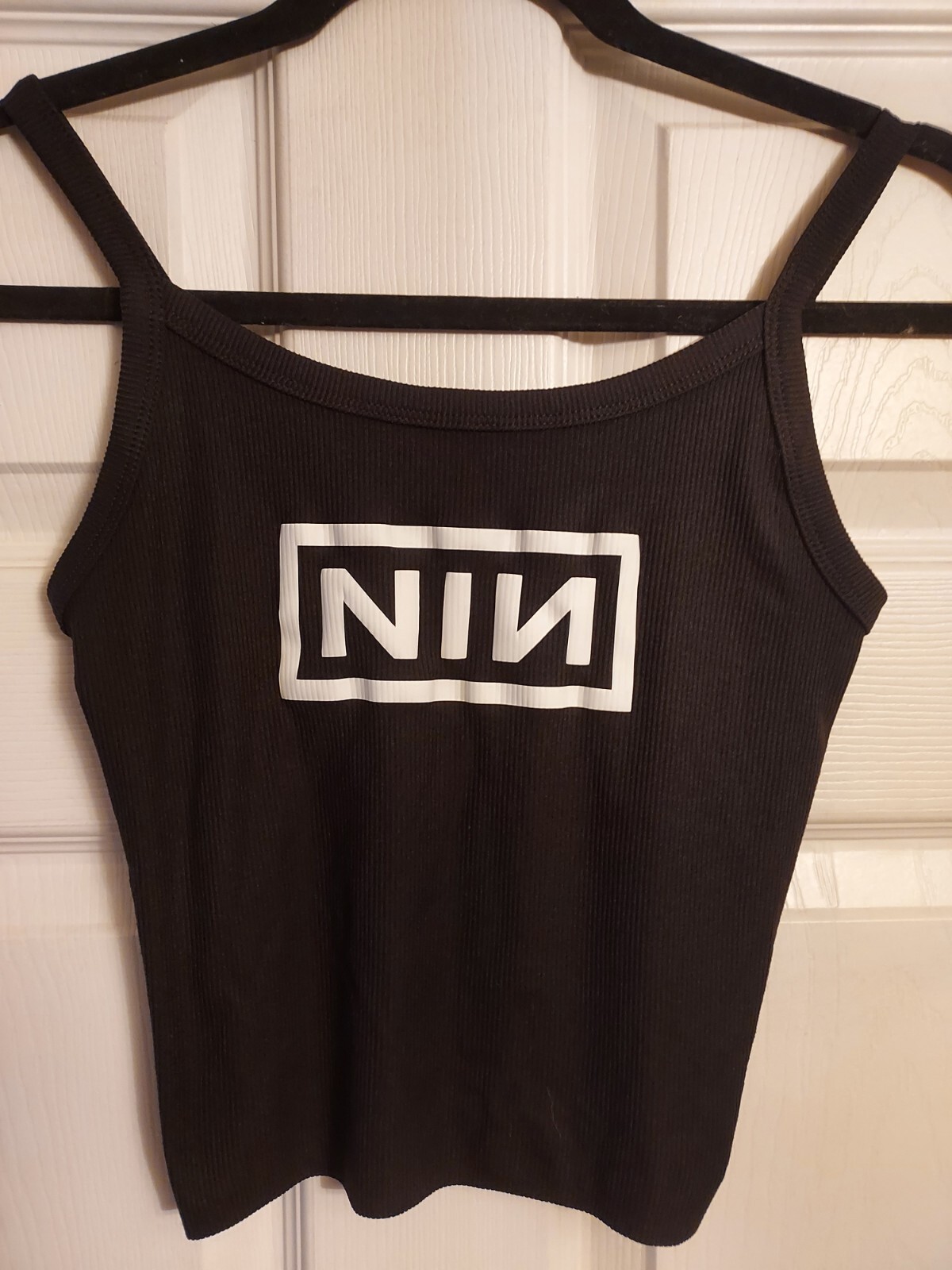 Nine inch nails crop top nine inch nails tank top Ribbed Hand Cropped xs -2xl gallery