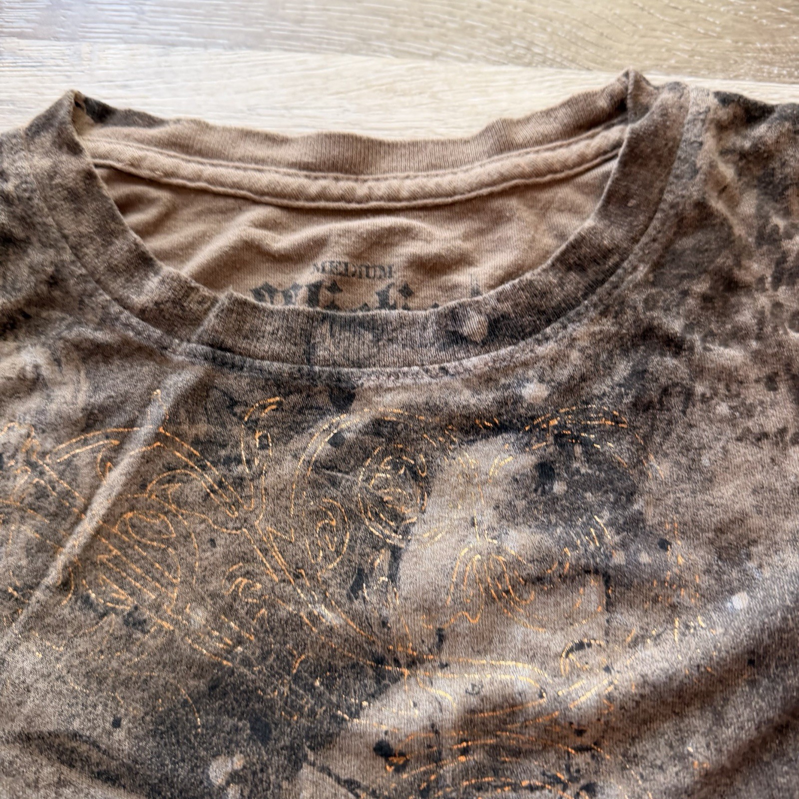 Affliction Bamboo Series Angel AOP Shirt, Size Medium gallery