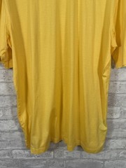 Bugatchi Uomo Yellow Koch Turtle Neck T-shirt w/ Logo Golf Size XL