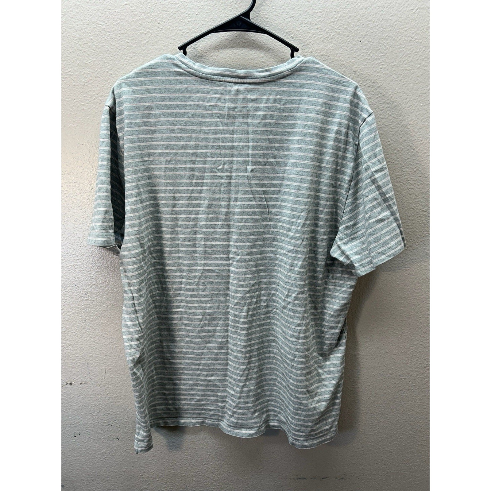 Vince Short Sleeve T-Shirt Men's Crewneck Tee XL Gray Striped Relaxed Basic gallery