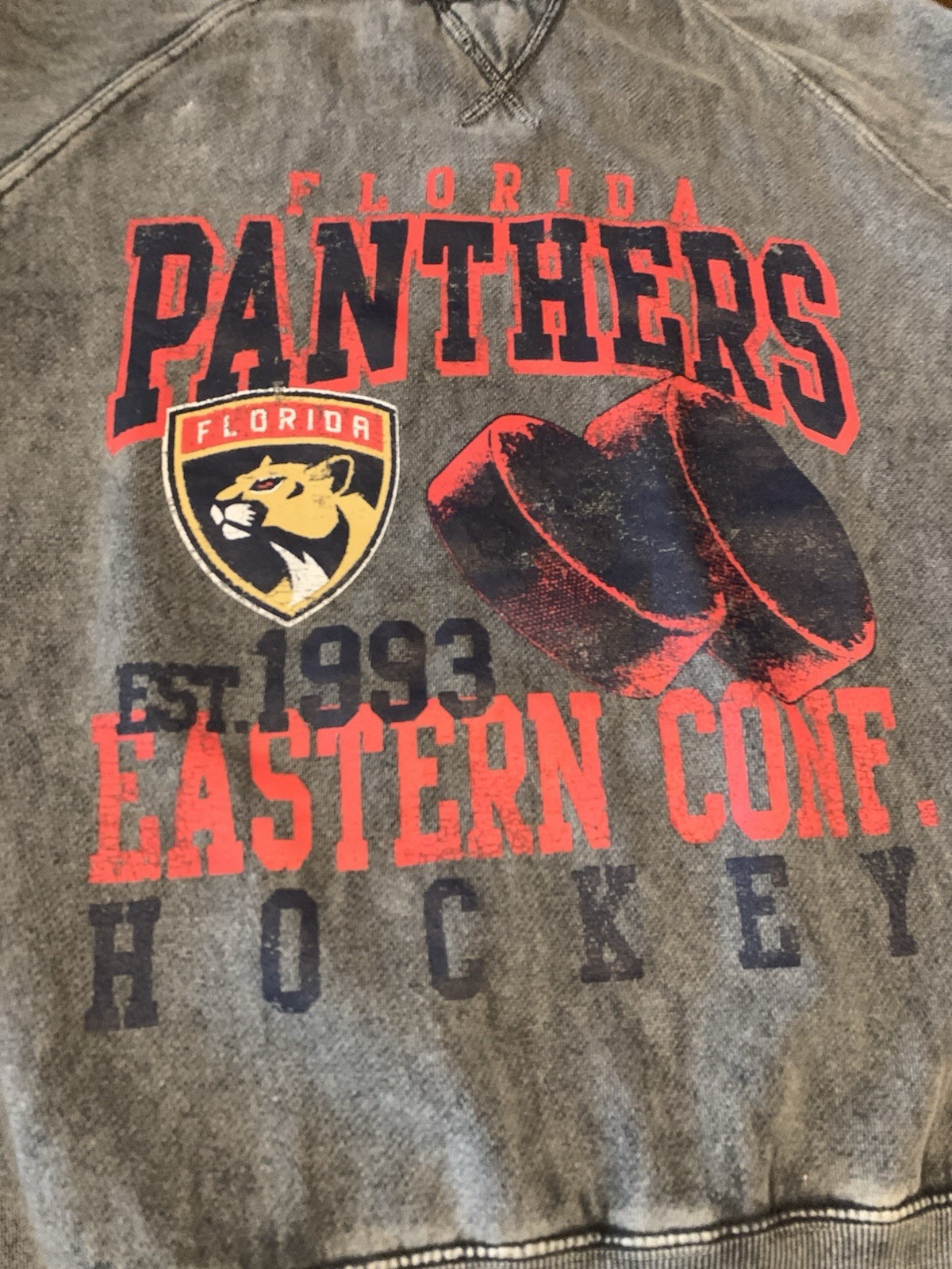 Florida Panthers Sweater Youth Size M Pullover Long Sleeve Crewneck Sweatshirt gallery