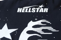 Hell Studios star Classic printed star white dots Tee Mens Short sleeved T-shirt