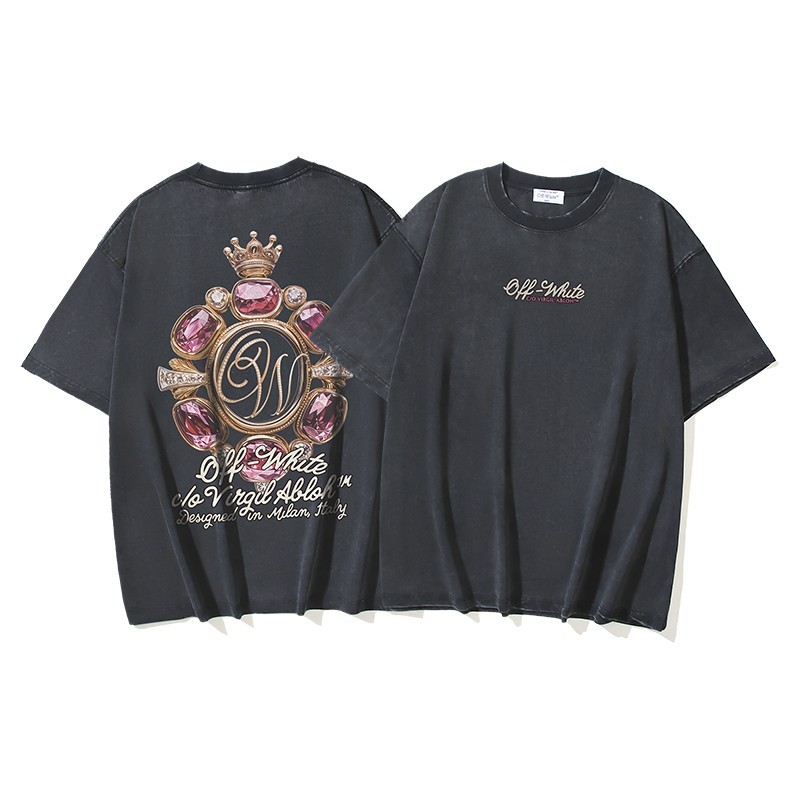 Off White T-Shirt Black / White S-M-L-XL gallery