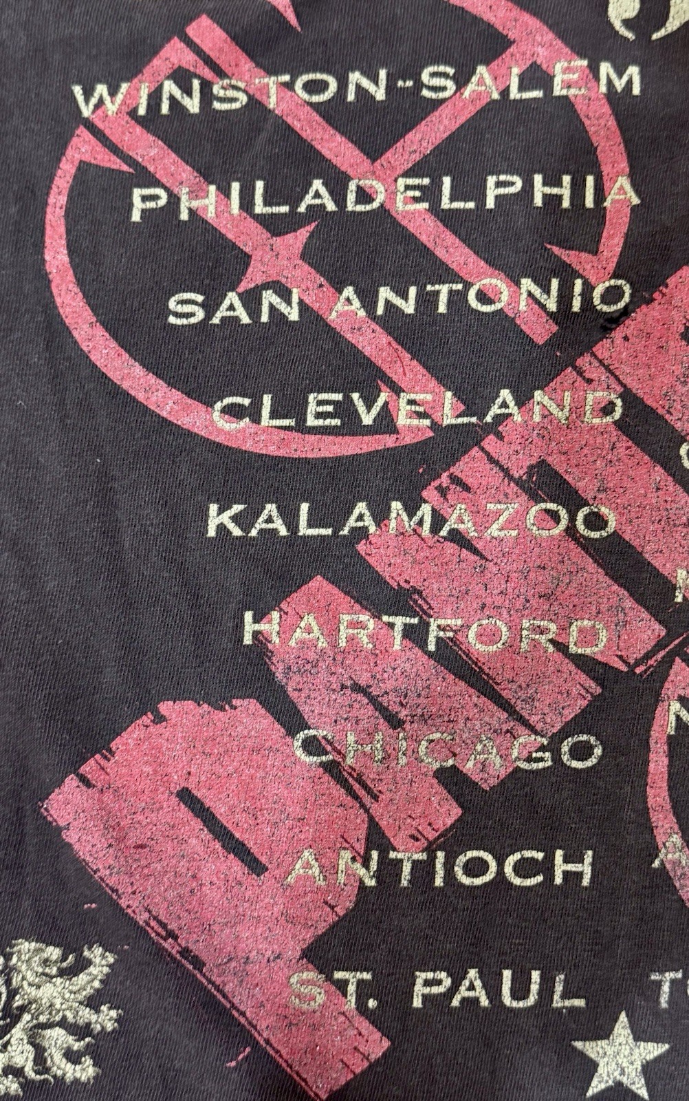 97 Pantera 101 Proof Metal Band Tour Shirt Winterland Black Sz XL W/ Signatures gallery