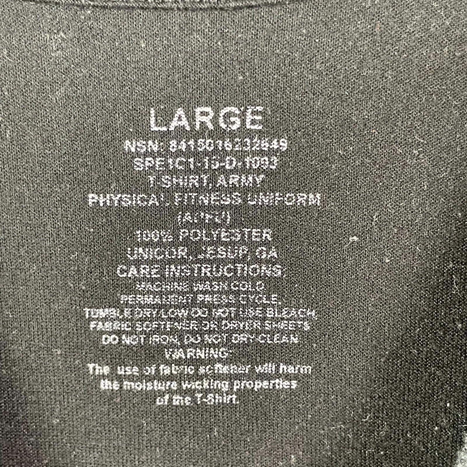 Army Physical Fitness Uniform Shirt Mens Large Long Sleeve Pullover Performance gallery