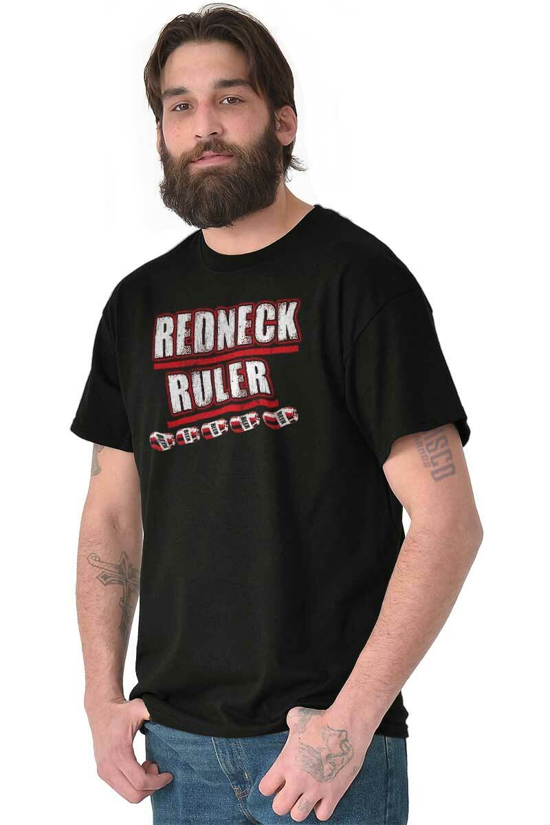 Redneck Funny Drinking Beer Drunk Joke Gift Mens Casual Crewneck T Shirts Tees gallery