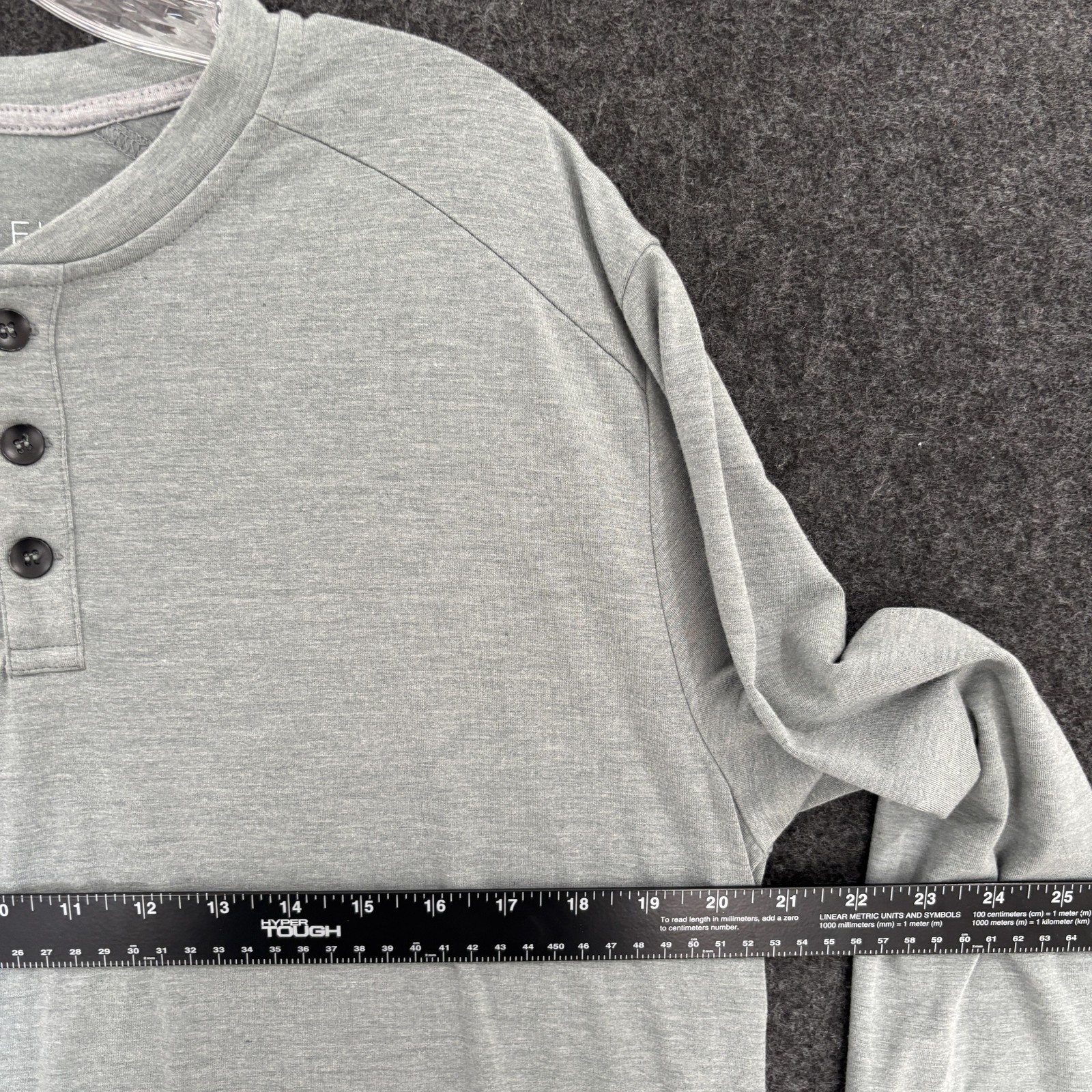 Free Fly Bamboo Flex Henley Shirt Men's Large Gray Green Bamboo Blend Soft gallery