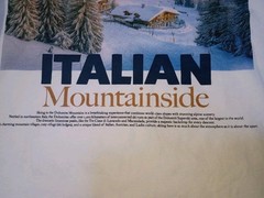 NWT Mad Engine Small Italian Mountainside Italia Ski Dolomiti Queen of Dolomites