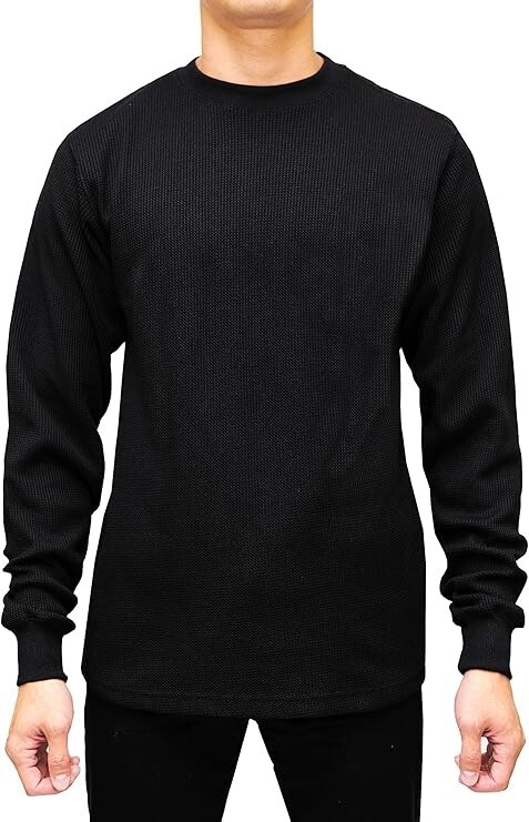 Access Men's Heavyweight Long Sleeve Thermal Crew Neck Top gallery