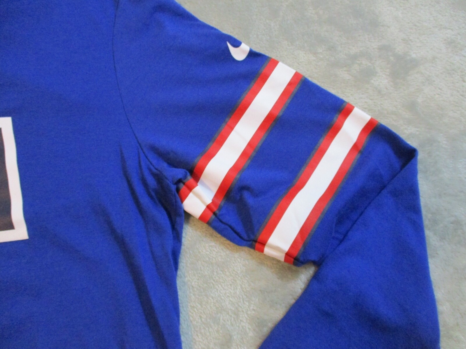 Nike Team USA Shirt Mens Small Blue White Red Olympic Long Sleeve Dri Fit 0646 gallery