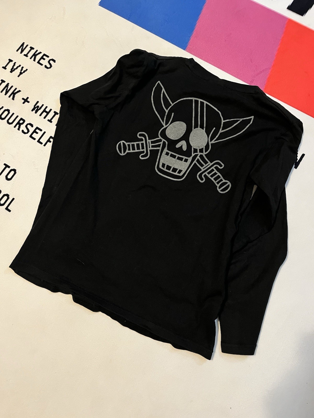 Shanks One Piece Rare AOP Long Sleeve T-Shirt Size Medium gallery