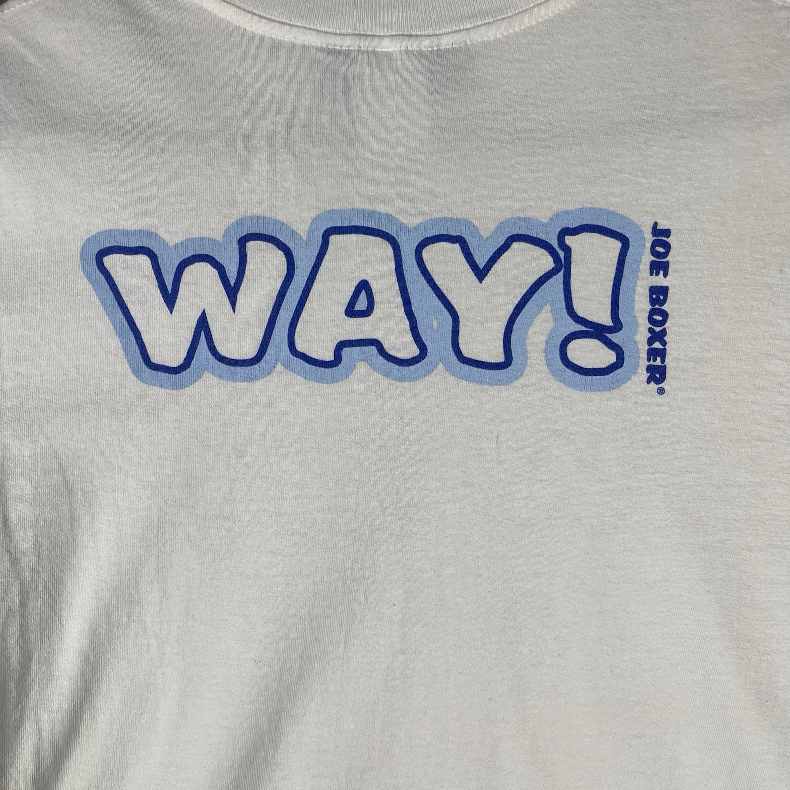 Joe Boxer Girlfriend Snow Way Shirt- One Size Fits All White Y2K Street Wear gallery