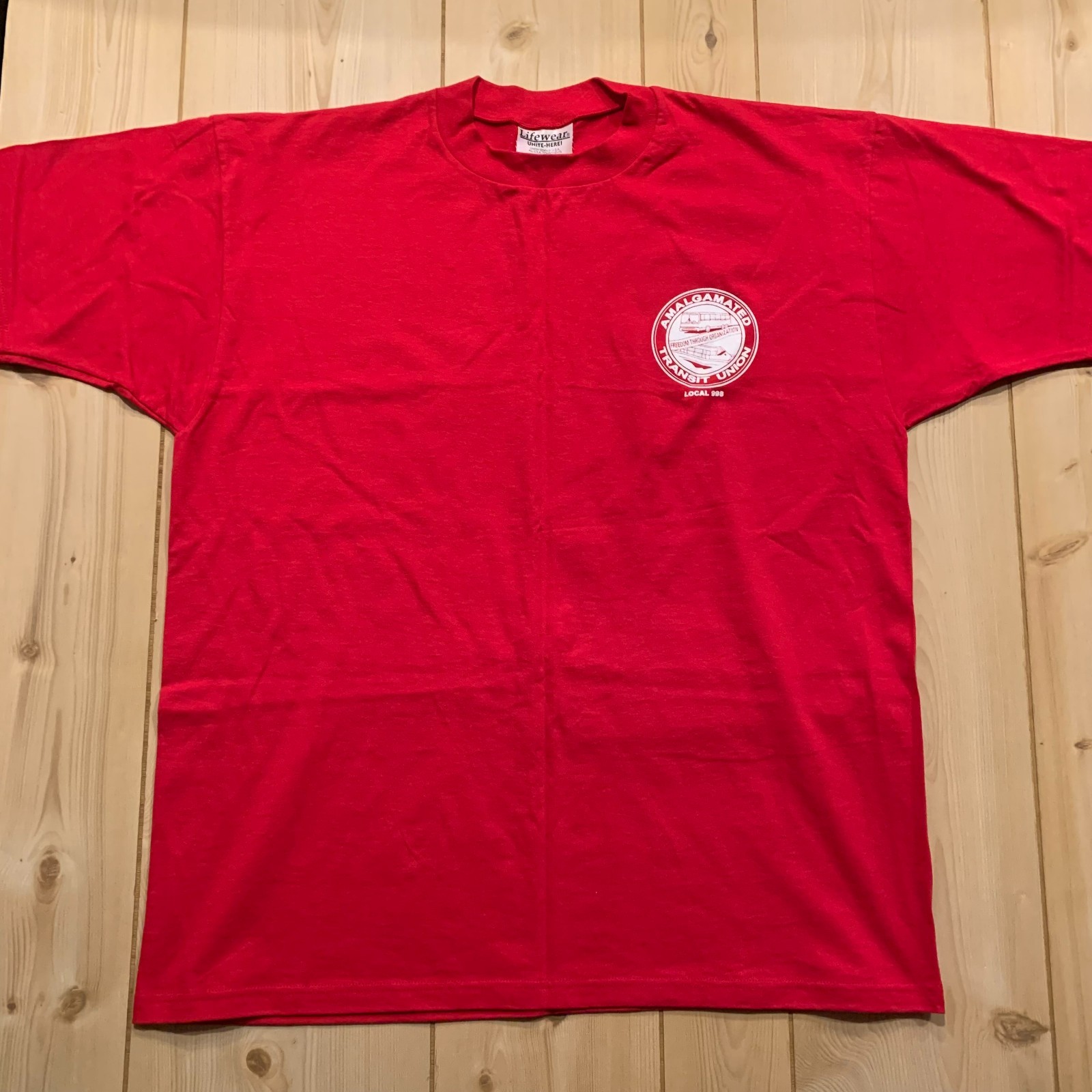 Vintage Y2K Amalgamated Transit Union Local 998 75th Anniversary T-Shirt Size XL gallery