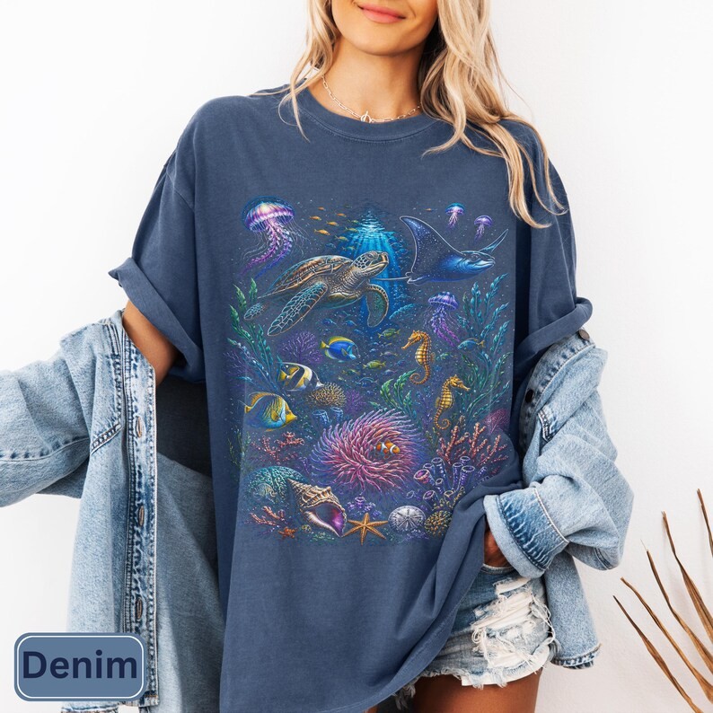 Sea Animals Ocean Life Comfort Tee gallery