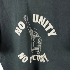 Vintage 90s No Unity No Victory Black Activist Empower Graphic Shirt Size 2XL