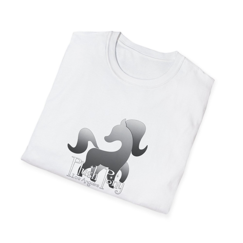 Plush Pony Los Angeles Lesbian bar Unisex Softstyle T-Shirt Dyke LGBTQ Pride
