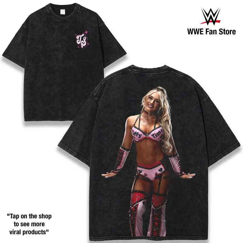 WWE Tiffany Stratton Youth Black Tee Heavy Cotton T-Shirt gallery