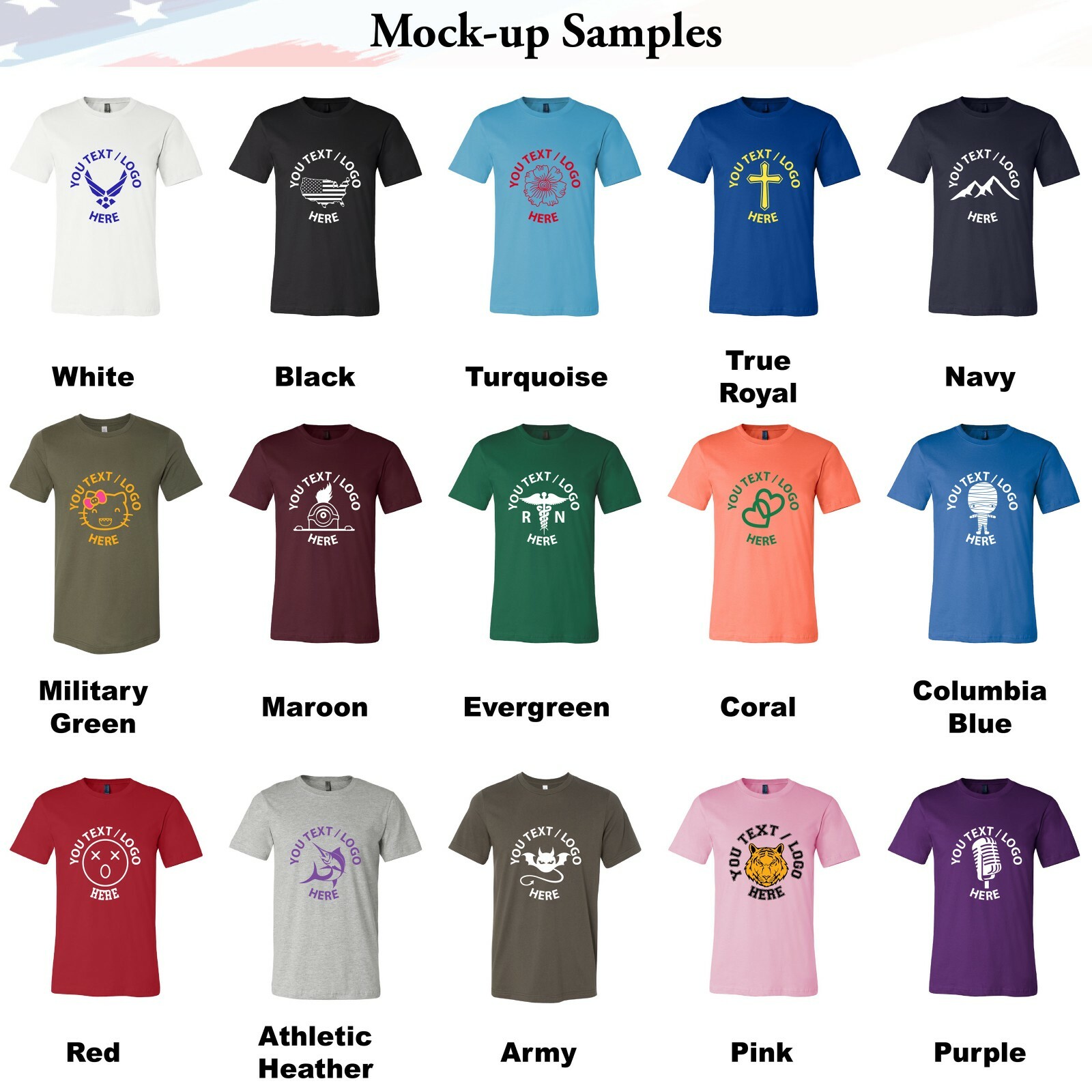 Personalized Custom T-Shirt Customized w / Text, Logo gallery