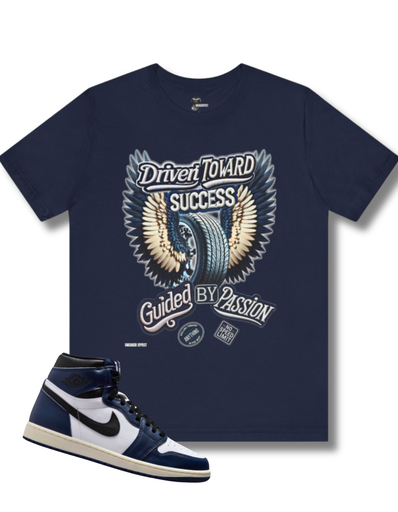 SNEAKER EFFECT TEE SHIRT to match Air Jordan 1 Retro High OG Midnight Navy