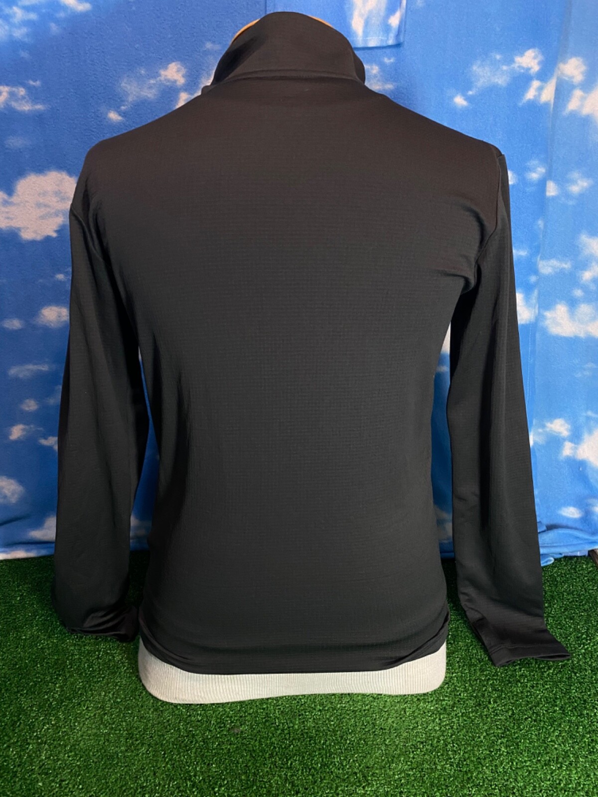 Tampa Bay Buccaneers jacket pullover Gray 1/4 zip Nike dry fit small C16 gallery