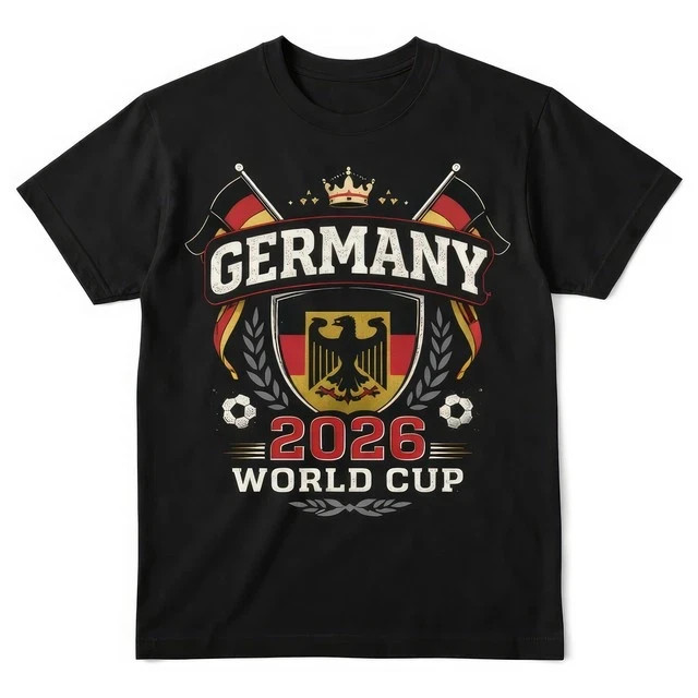 Germany World Cup 2026 Football Fan T Shirt German Soccer Graphic Tee gallery