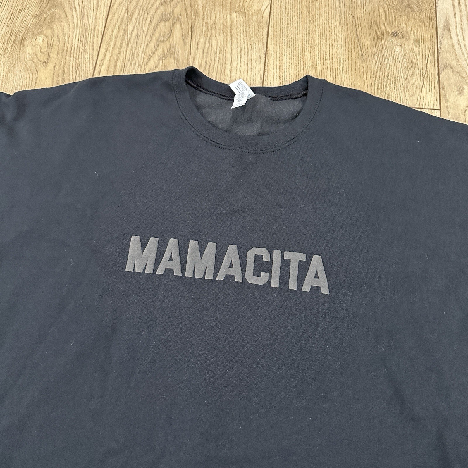Jerzees T Shirt Men's Black 2XL Long Sleeve Logo Mamacita gallery