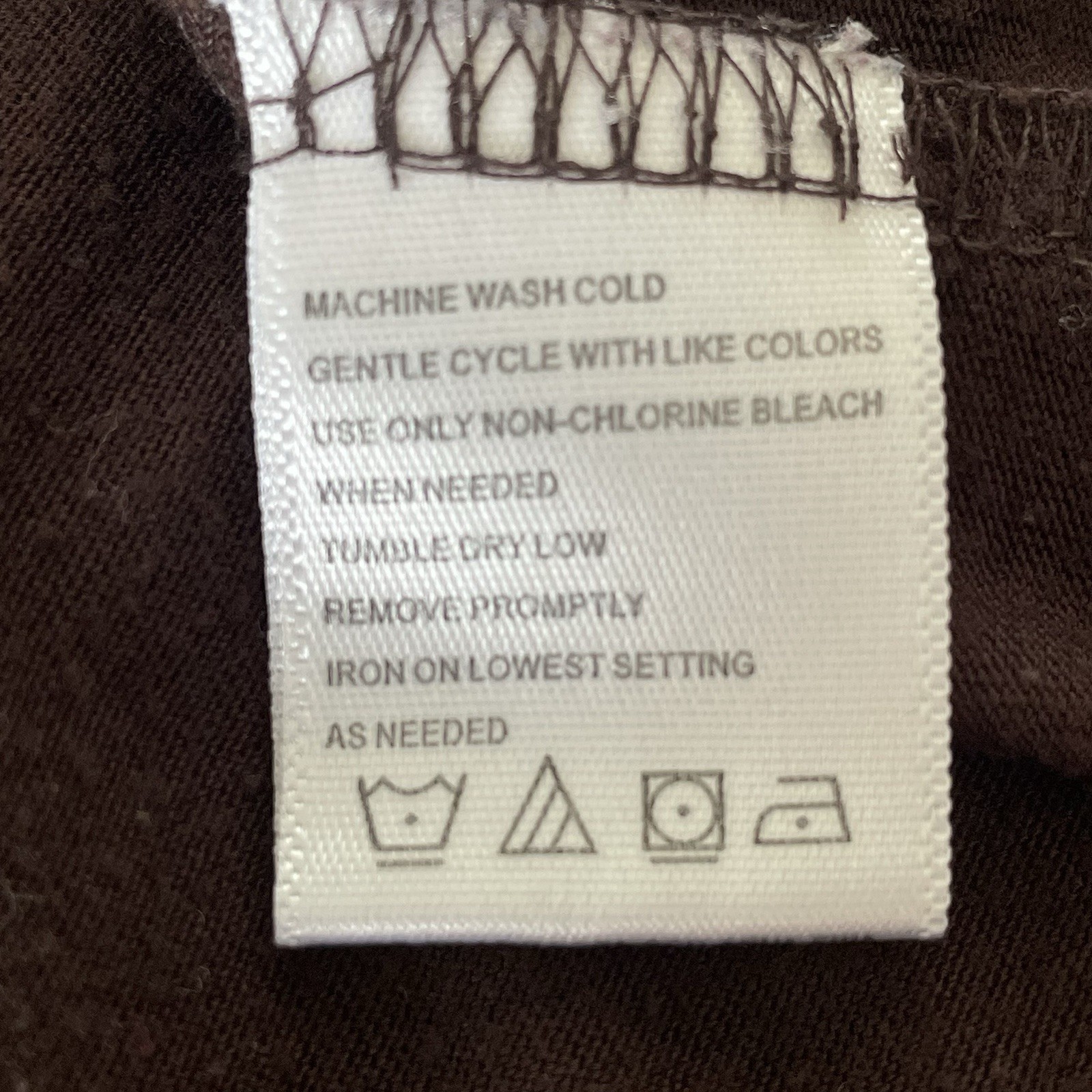 Haggar Men’s Large Brown Crew Neck T-Shirt Short Sleeve Soft gallery