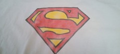 Superman DC Comics T Shirt Mens Medium Ringer Vintage Large Comics Movie TV Show
