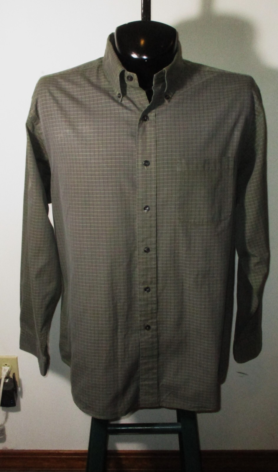 BROOKS BROTHERS Green Long Sleeve "Oxford" Shirt Men's Size L gallery