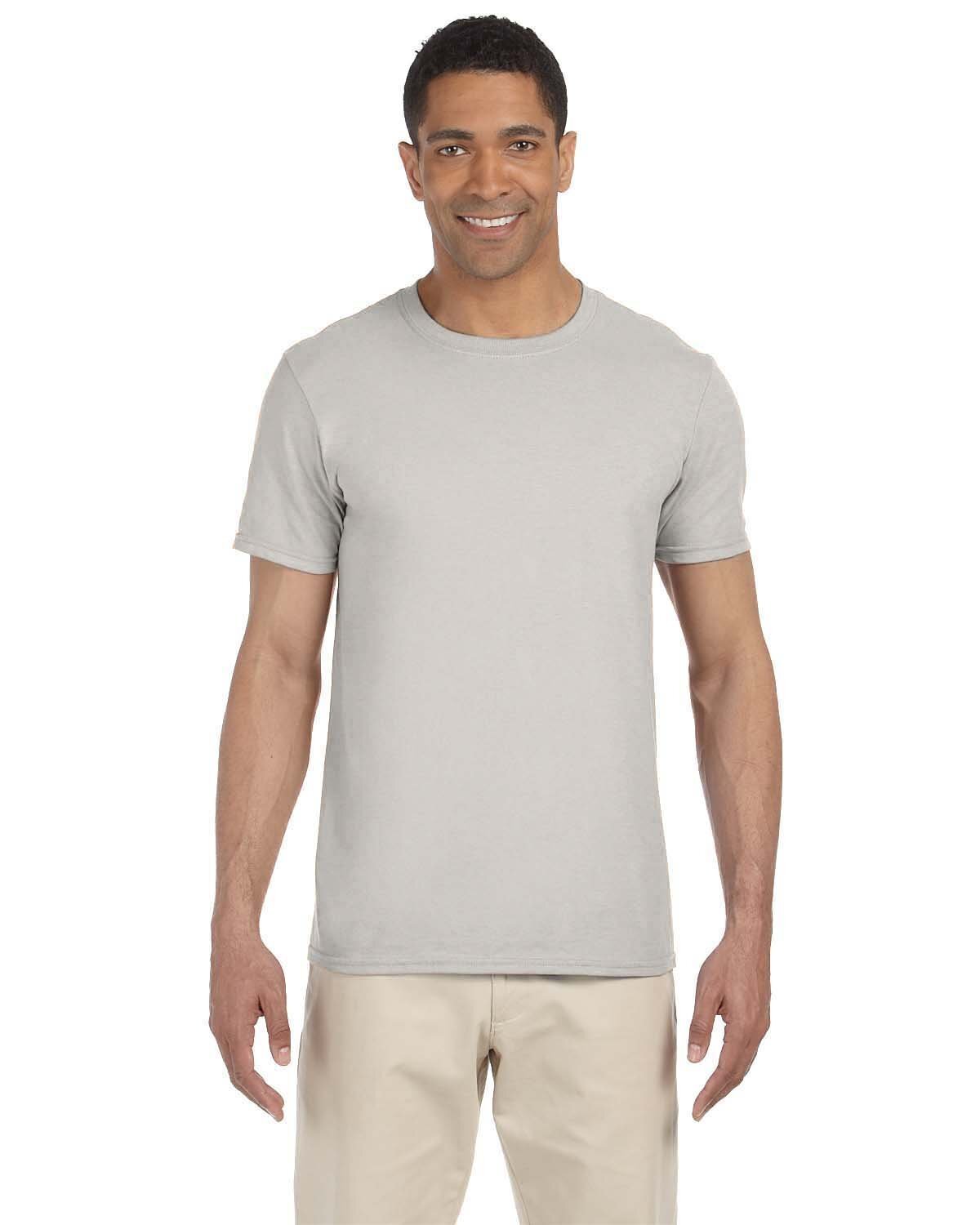 3 Pack Of Gildan Adult Softstyle Stylish T Shirt Casual Plain T-Shirt - G640 gallery