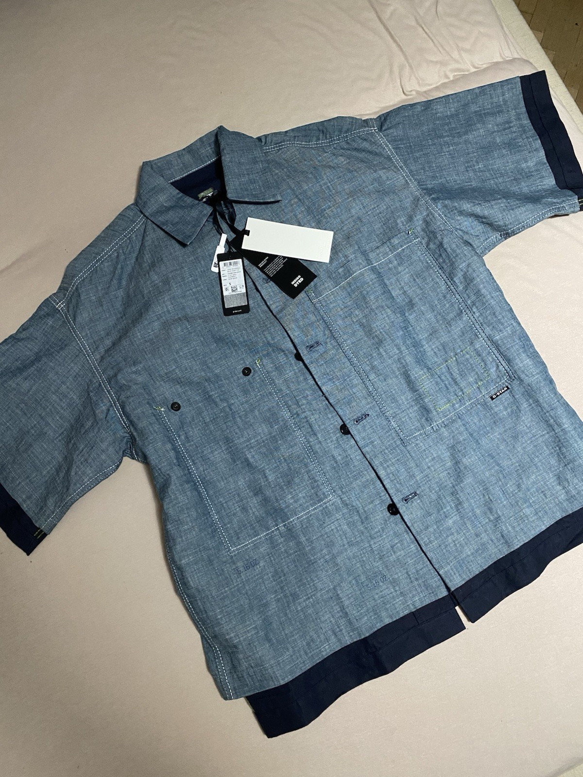 Unisex GSRR Reversible Boxy Shirt G-Star Raw Oversized S gallery