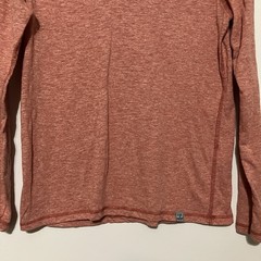 Flag & Anthem Men’s Henley Shirt Size Med Button Long Sleeves Red