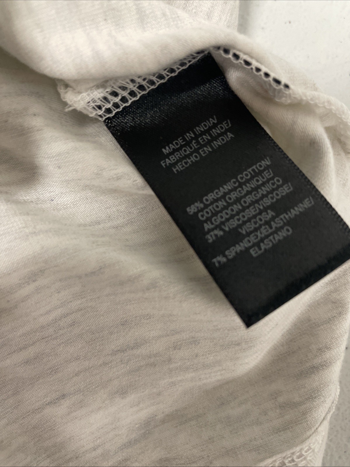 KENNETH COLE Men Organic Cotton Blend Crewneck T-Shirt MEDIUM LIGHT GRAY Stretch gallery