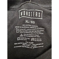 Universal Monsters Bride of Frankenstein Femme Fatale Black Graphic T-Shirt XL