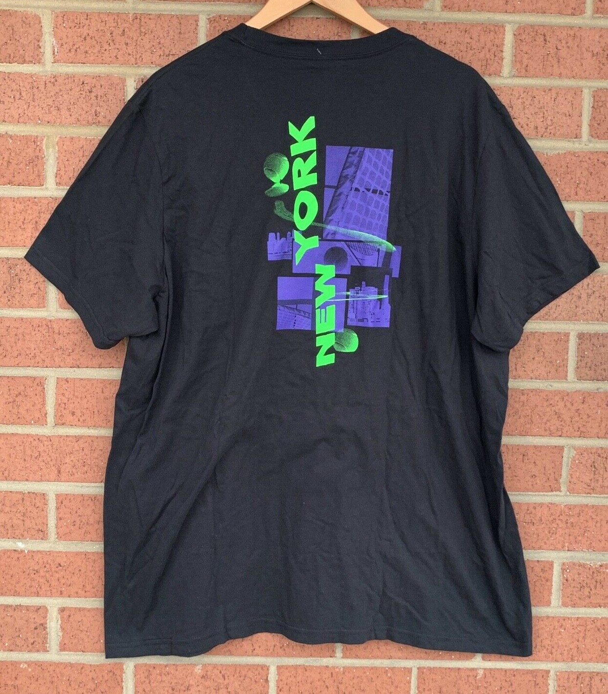 Adidas NYC 5th Avenue Tennis Amplifier Short Sleeve T-Shirt Black Men's Size 2XL gallery