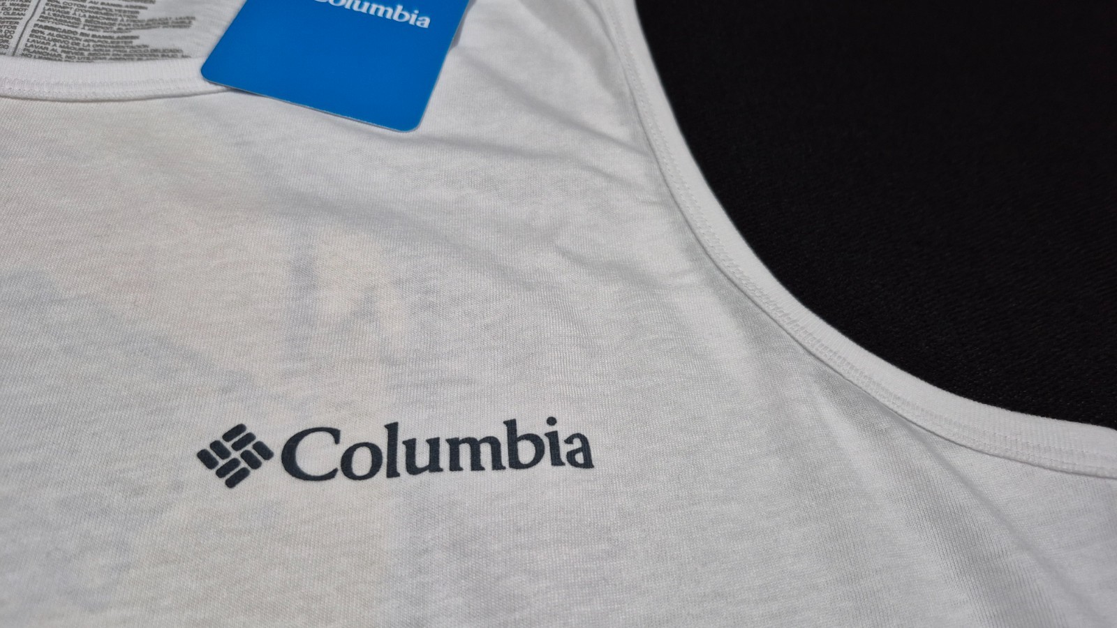 Columbia Men's Outdoor Graphic White Tank Top Black Sleeveless Sports gallery