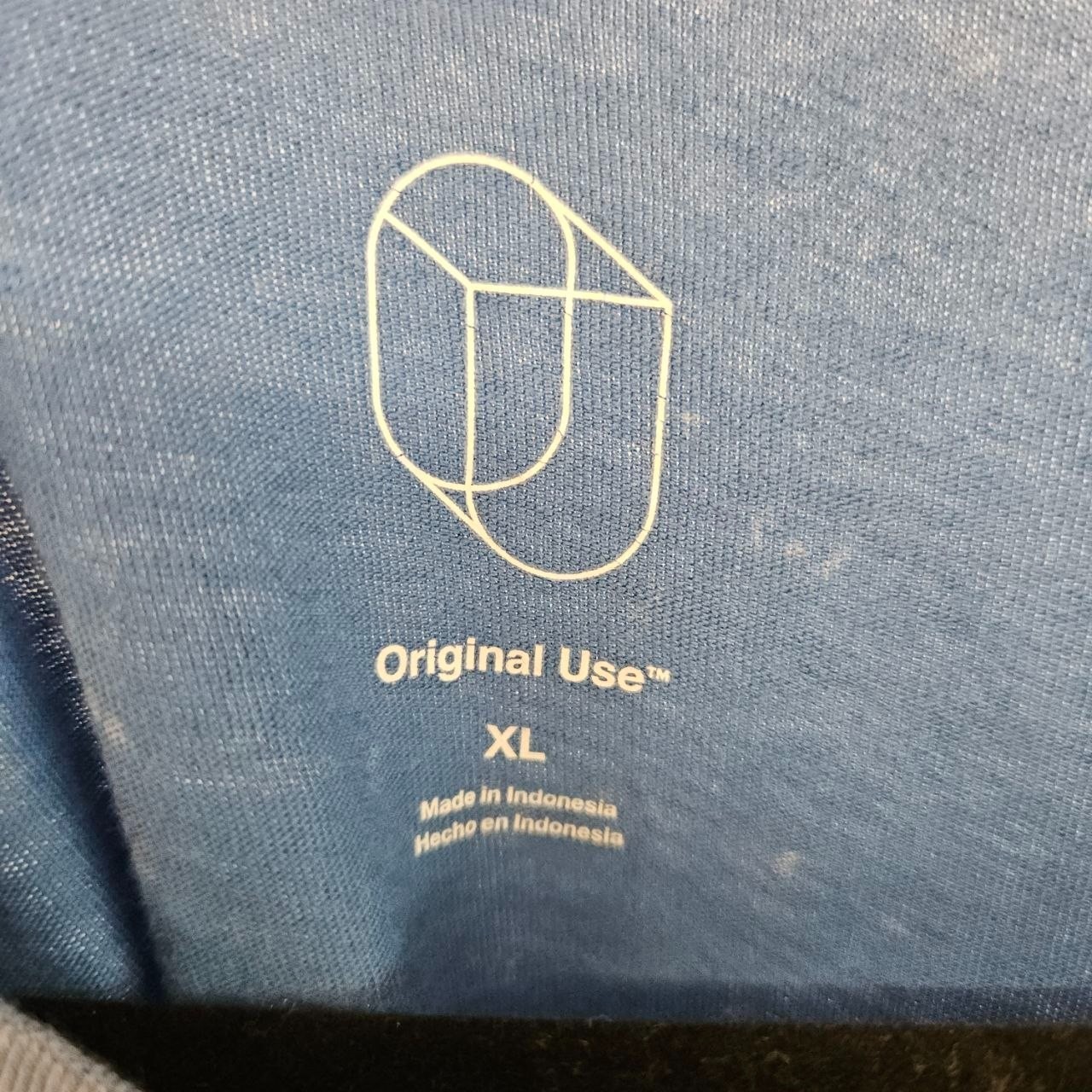 Original Use T Shirt Mens XL Blue Washed Faded Vintage Style Casual Streetwear gallery