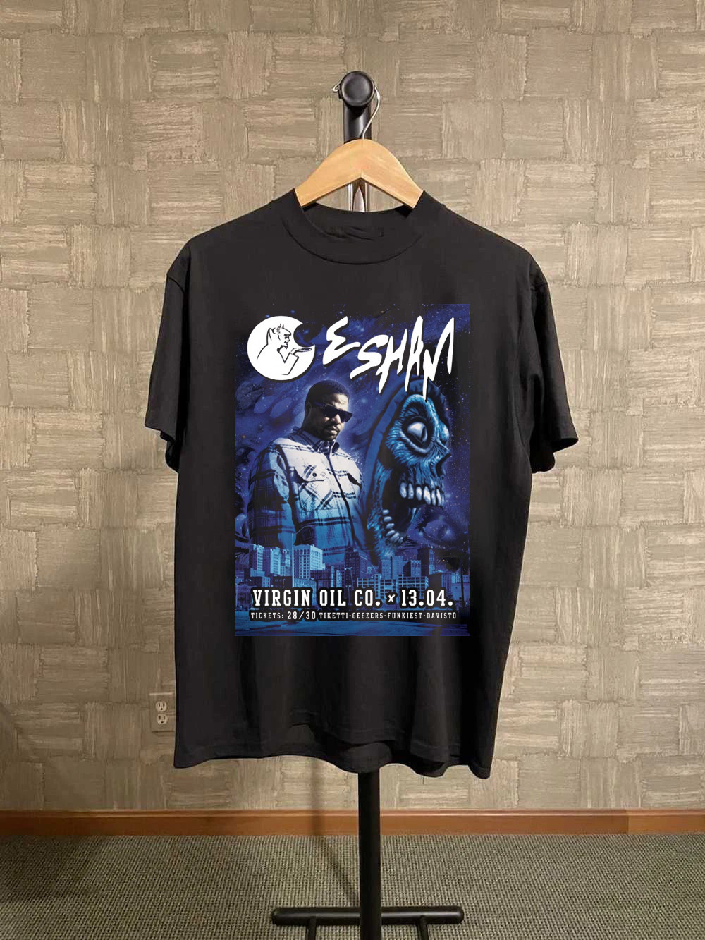 Trend! Esham Black Cotton Shirt Full size S-5XL Unisex R22 gallery