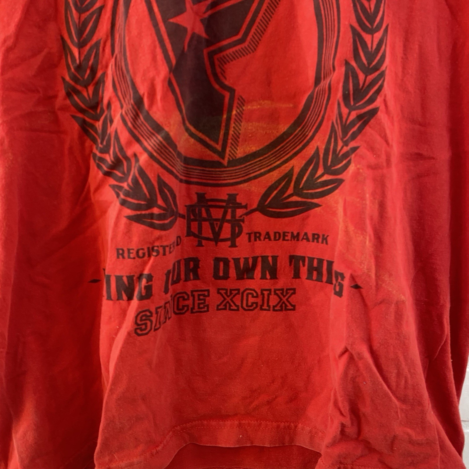 Vintage Famous Stars and Straps t shirt Mens Size LG Red gallery