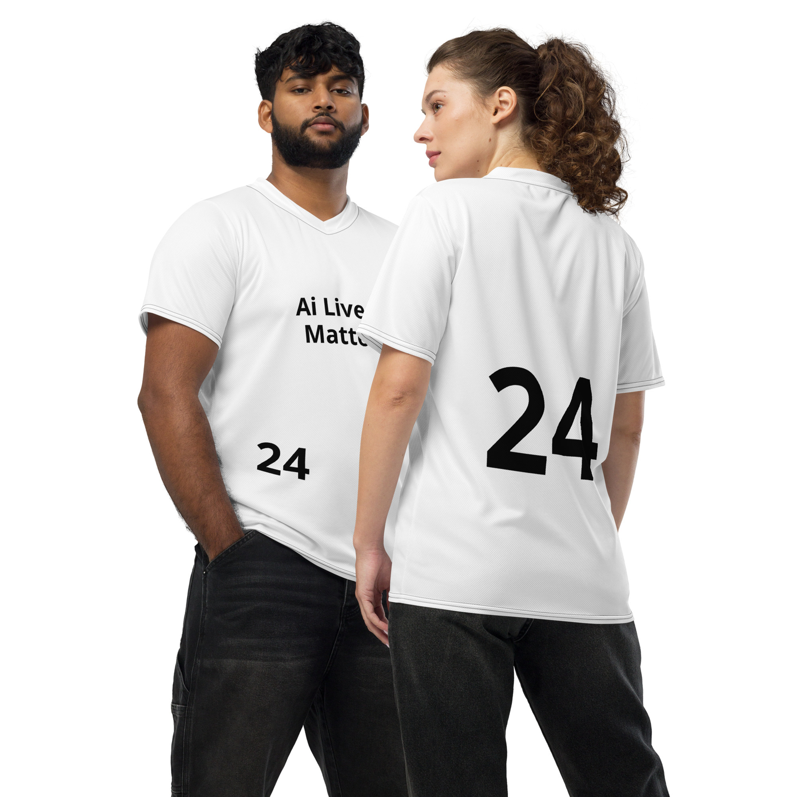 Recycled unisex sports jersey gallery