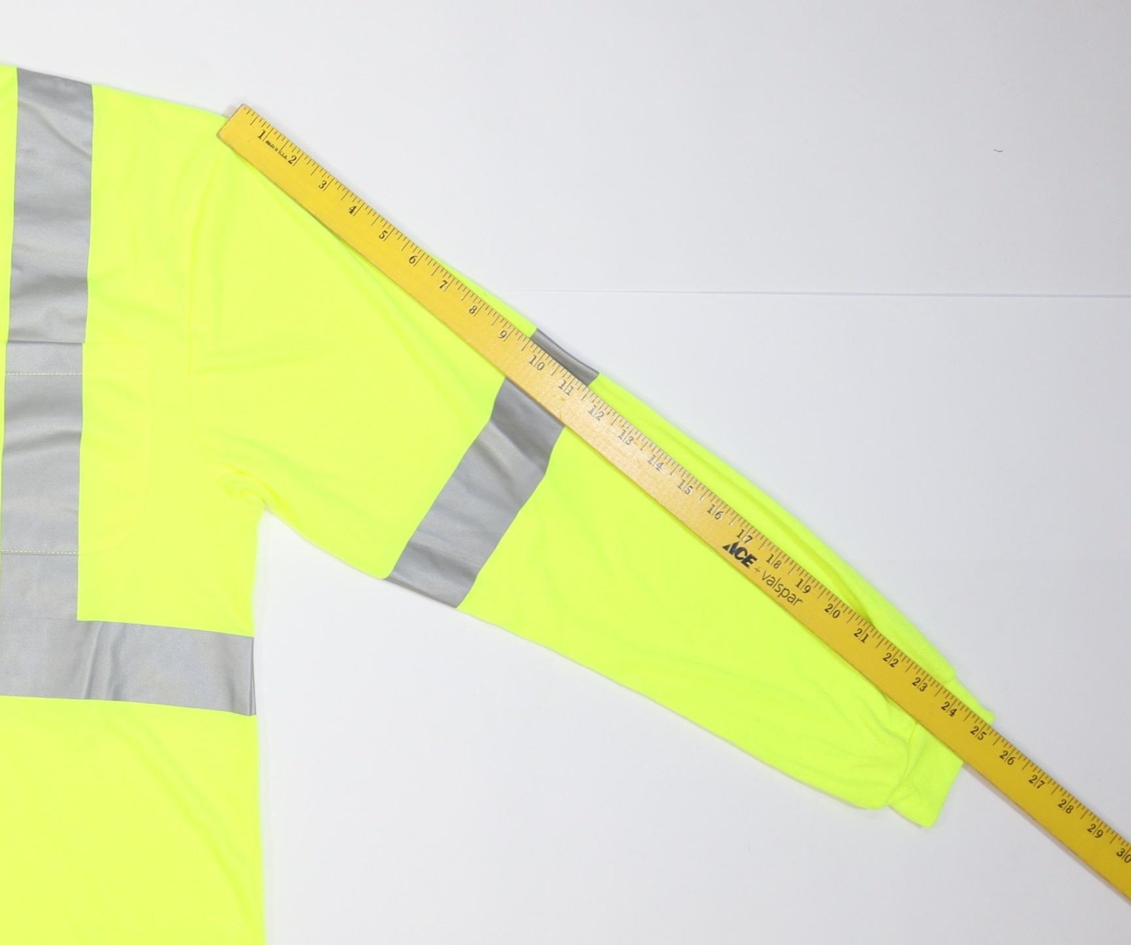 CornerStone Shirt Mens Large Yellow Hi Vis Reflective ANSI Class 2 Long Sleeve gallery