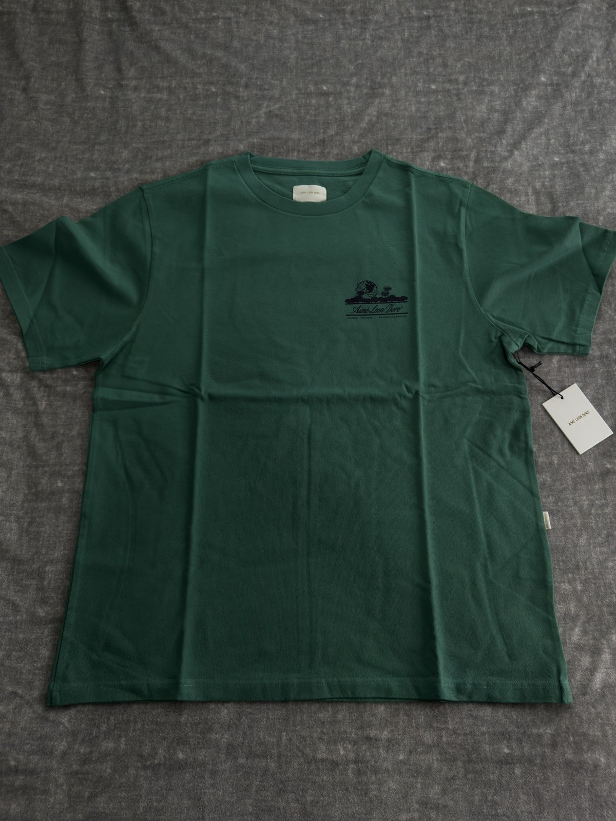 Aime Leon Dore Unisphere Pine Green Unisphere Print Size EXTRA LARGE XL ALD gallery