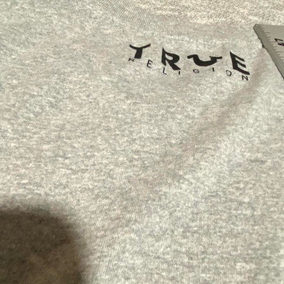 True Religion gray t-shirt short sleeves Size M. SKU-A417 #denim gallery